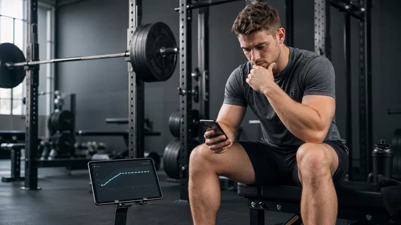 Kuvvet sporcusu uygulamada duran gelisimi kontrol ediyor